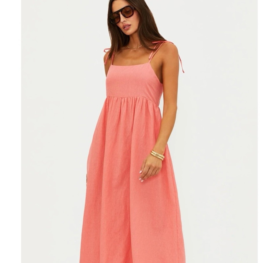 Valory Maxi Dress Coral Sea Linen
Beach Riot
NWT